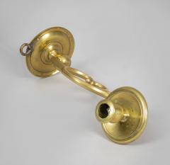 Pair English Brass Wall Sconces 18th Century - 3134425