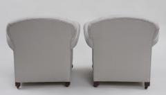 Pair English Club Chairs - 96705