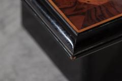 Pair English Mid Century Burr Walnut Side Tables - 2708289