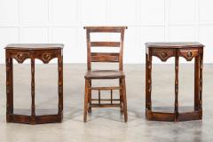 Pair English Oak Side Tables - 4092135