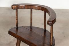 Pair English Oak Stick Back Chairs - 3053259