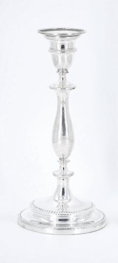 Pair English Regency Period Sheffield Plate Candlesticks circa 1800s - 3168691
