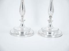Pair English Regency Period Sheffield Plate Candlesticks circa 1800s - 3168693