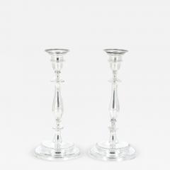 Pair English Regency Period Sheffield Plate Candlesticks circa 1800s - 3177829