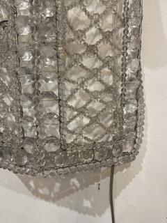 Pair English Regency Style Crystal Pagoda Sconces - 4122110