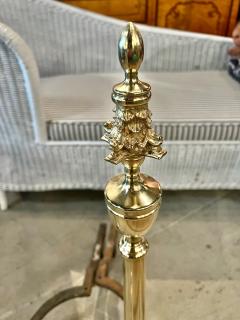 Pair Federal Brass Andirons - 3647731