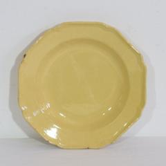 Pair French 19th Century Glazed Earthenware Plates - 4115863