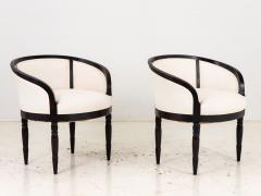 Pair French Art Deco Chairs 1930s - 3317560