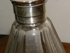 Pair French Art Etched Glass Decanters - 124704