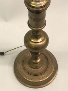 Pair French Mid Century Modern Neoclassical Gilt Bronze Solid Brass Table Lamps - 1844368