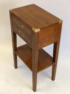 Pair French Mid Century Modern Style Marine Nightstands End Tables - 1830133