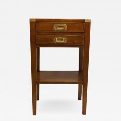 Pair French Mid Century Modern Style Marine Nightstands End Tables - 1832973