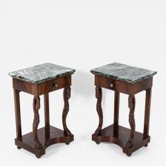 Pair French Swan Neck Bedside Tables - 2266600