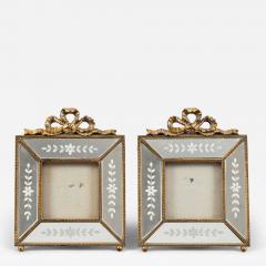 Pair French Venetian Glass Gilded Frames - 3946128