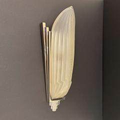 Pair Genet et Michon Style Art Deco Wall Sconces France  - 4451101