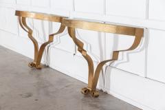 Pair Gilt Iron Console Tables - 2820027