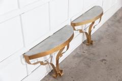 Pair Gilt Iron Console Tables - 2820034