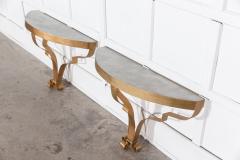 Pair Gilt Iron Console Tables - 2820036