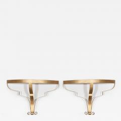 Pair Gilt Iron Console Tables - 2822801