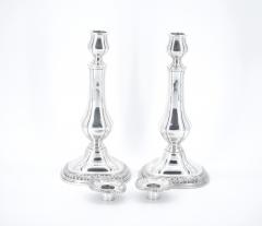 Pair Gorham Silverplate Candlesticks in the English Regency Style - 3168723