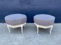 Pair Gothic Inspired Stools - 2711959