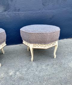 Pair Gothic Inspired Stools - 2711962