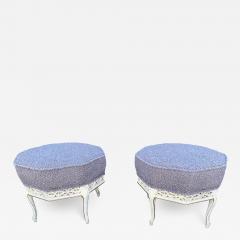 Pair Gothic Inspired Stools - 2721076