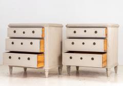 Pair Gustavian Style Chests of Drawers Early 20th Century - 3320643