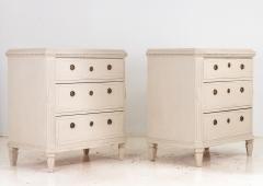 Pair Gustavian Style Chests of Drawers Early 20th Century - 3320646