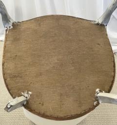 Pair Gustavian Style Slipper Chairs Swedish Style Paint Decorated Distressed - 2920601