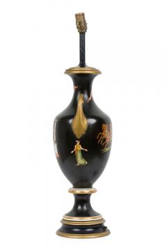 Pair Important English Victorian Ceramic Urns adapted as Lamps by Samuel Alcott - 4170945