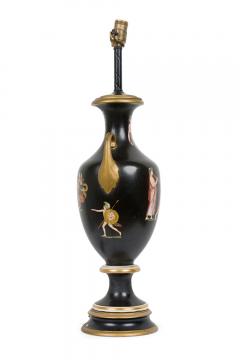 Pair Important English Victorian Ceramic Urns adapted as Lamps by Samuel Alcott - 4170947