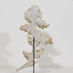 Pair Italian 18 19th Century Hand Carved Giltwood Floral Ornaments - 4119875