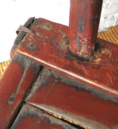 Pair Italian Early Modern Brutalist Lacquered Wood Armchairs Lounge Chairs - 1844214