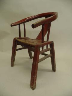 Pair Italian Early Modern Brutalist Lacquered Wood Armchairs Lounge Chairs - 1844215