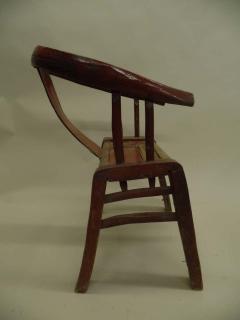 Pair Italian Early Modern Brutalist Lacquered Wood Armchairs Lounge Chairs - 1844217