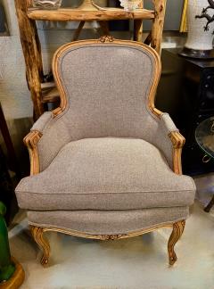 Pair Italian Neoclassical Tub or Barrel Back Bergeres c 1800 - 4655076