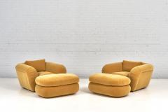 Pair Jay Spectre Lounge Chairs and Ottomans 1990 - 2342345