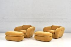 Pair Jay Spectre Lounge Chairs and Ottomans 1990 - 2342346