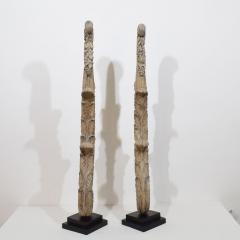 Pair Large 18th Century French Neoclassical Carved Oak Ornaments - 4119800