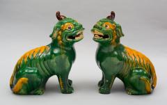 Pair Large Chinese Foo Dogs - 103594