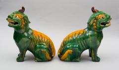 Pair Large Chinese Foo Dogs - 103596