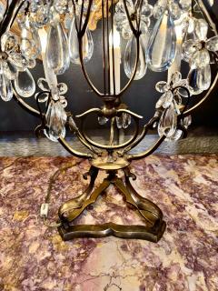 Pair Large French Bagues Styles Gilt Bronze Girandoles - 4479385