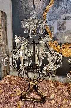 Pair Large French Bagues Styles Gilt Bronze Girandoles - 4479387