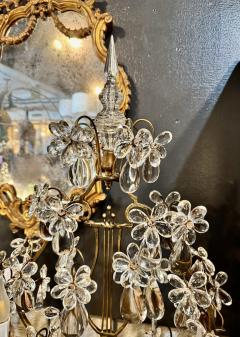 Pair Large French Bagues Styles Gilt Bronze Girandoles - 4479389