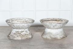 Pair Large Scale Willy Guhl Concrete Planters - 3022675