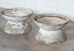 Pair Large Scale Willy Guhl Concrete Planters - 3022679