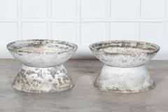 Pair Large Scale Willy Guhl Concrete Planters - 3022681