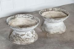 Pair Large Scale Willy Guhl Concrete Planters - 3022682