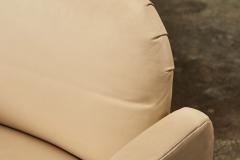 Pair Leather Barrel Chairs 1980 - 2974671